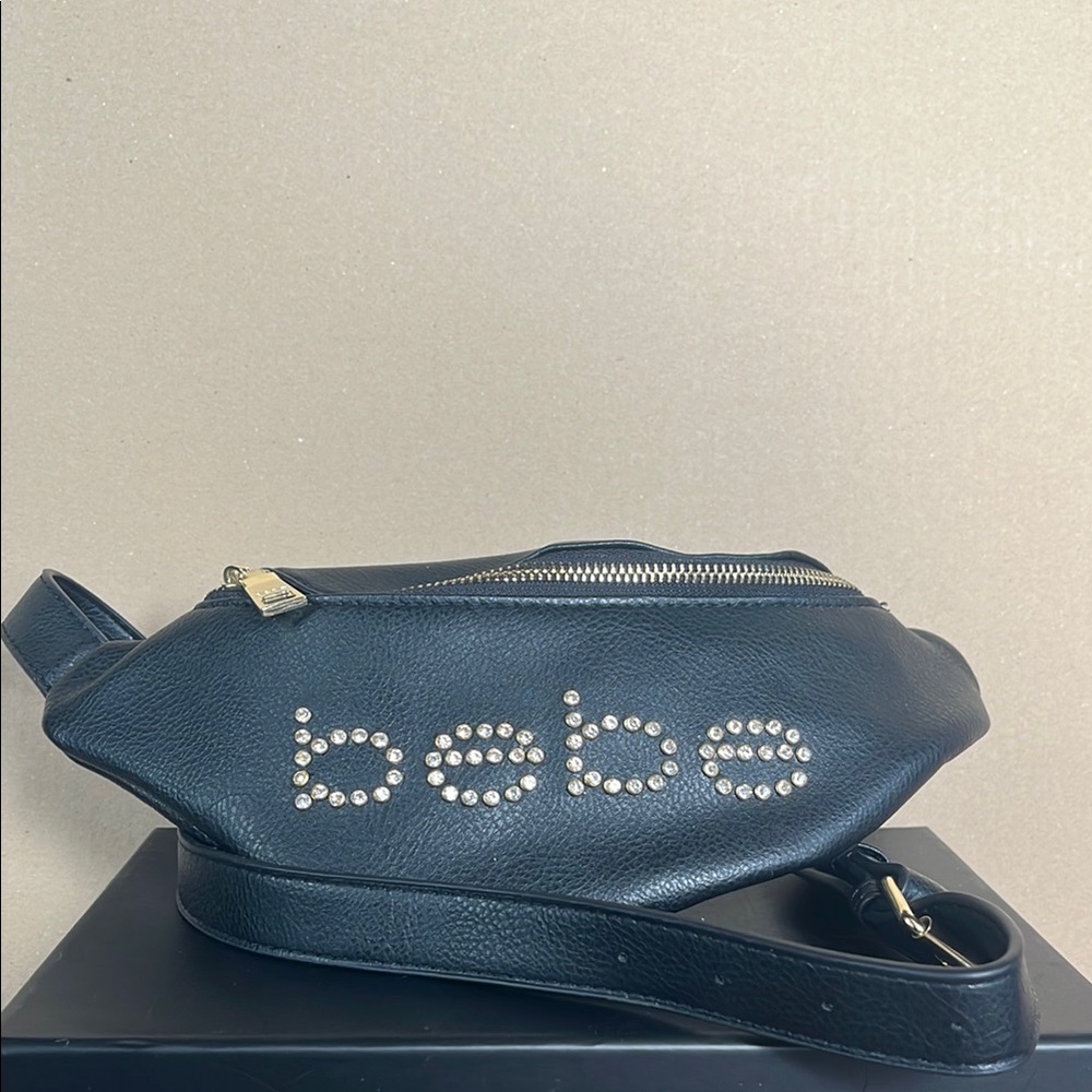 Bebe Black Studded Women's Bag